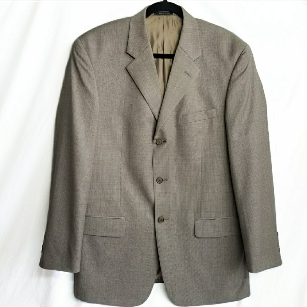ALFANI 100% Wool Woolmark suit blazer jacket